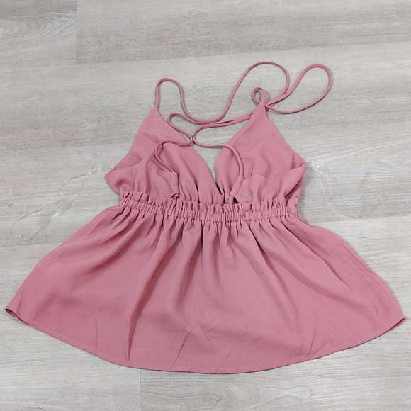 (3/$15) Flowy adjustable spaghetti straps blouse - Picture 6 of 9